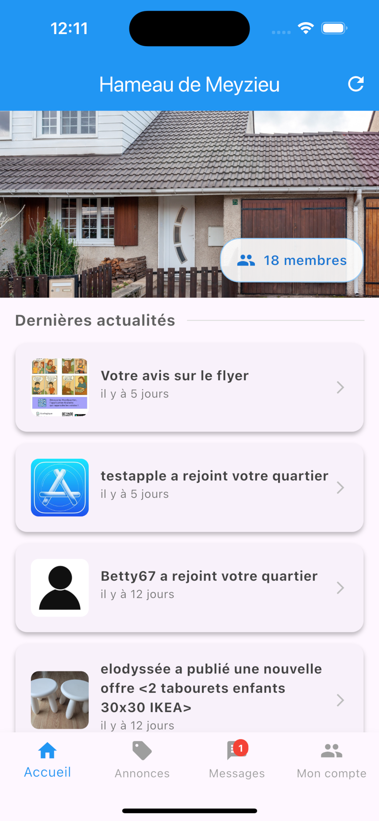 MonQuartier - Annonces