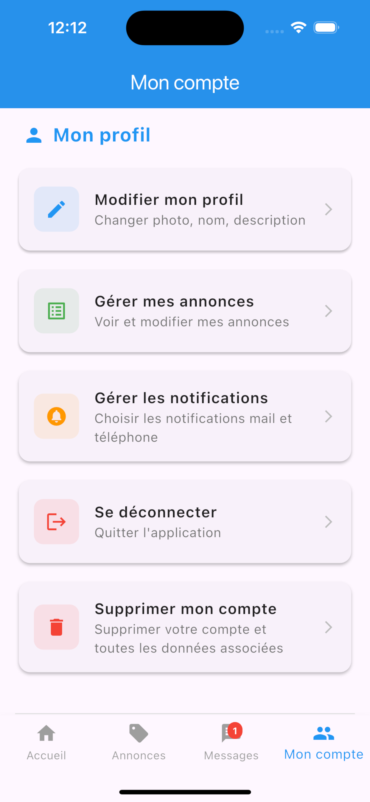 Profil MonQuartier
